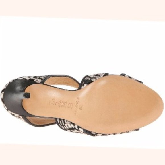 L.A.M.B. Waren Printed Calf Hair Leather Open Toe Strappy Heel Sandal - Picture 11 of 12